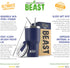 Beast 30 oz Tumbler Stainless Steel Vacuum Insulated Coffee Ice Cup Double Wall Travel Flask (Royal Blue)