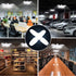 LED Garage Lights,2 Pack 60W Adjustable Trilights LED Garage Ceiling Light,6000Lumens LED Garage Ceiling Light, 6000k Nature Light with High Bright Garage Light for Garage,Warehouse