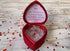 Glass Bear in Love Heart Shaped Box for a Much Loved Mum Thank You Mum