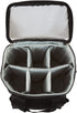 LEGACY - a Picnic Time Brand Cellar Insulated Six Bottle Wine Tote, Black,12.5 x 11 x 13 Inches