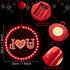 Valentines Day Window Decorative Light Backdrop String Lights Decorative Red Love Valentine Lights for Windows Pathway Patio Bedroom Party Holiday Wall Decoration (I Love U)