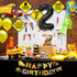 MATTTIME Construction 2nd Birthday Banner Cake Cupcake Topper Terrible Two Traffic Sign Cutouts Dump Truck Party Decoration 2 Years Old Supplies