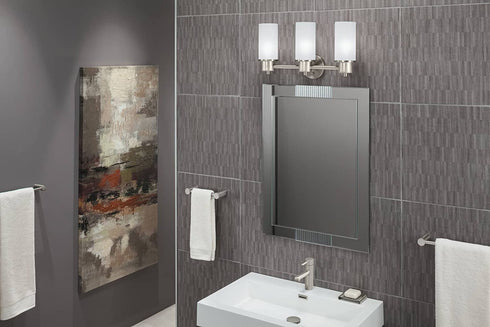 Moen YB0486BN Align 9-Inch Modern Hand Towel Bar, Brushed Nickel