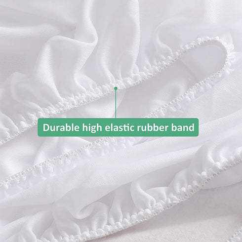 Warmtex Waterproof Mattress Protector Twin Size Cotton Terry Bed Mattress Cover Breathable Noiseless Vinyl Free White Matressprotector for Kids Adults Pets 14 Inches Deep Pocket