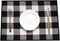 LEVINIS Buffalo Plaid Placemats Set of 4 Cotton Black & White Checkered Washable Place Mats for Kitchen/Dinning Table Farmhouse Table Décor
