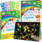ZMLM Scratch Paper Art-Craft Gifts - Rainbow Scratch Off Art Set for Kids Activity Coloring Craft Drawing Pad Black Magic Art Craft Supplies Kits for Girls Boys Birthday Present Party Christmas Toys