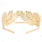 RIVERTREE Greek Goddess Headband Costumes Gold Leaf Branch Crown Hair Accessory Bridal Wedding Headpiece