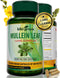 KIKI Green Mullein Leaf Herb Capsules -1000 mg Herbal Lung Cleanse, Respiratory and Lung Health, Lung Detox for Smokers, Mullein Tea Bags for Lungs | 90 Vegan Pills
