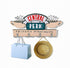 HYC Friends TV Show Merchandise Friends Central Perk Coffee Sign-Decorative Coat Rack for Wall Mount.