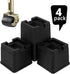 Joyclub 3 Inch Heavy Duty Bed Risers Durable and Stackable Bed Lifts Fits to Casters or Legs of Sofa, Table, Couch and Bed Frame (4 Pack)