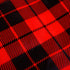 Aneco 12 Pieces Red and Black Plaid Non-Woven Bags Christmas Party Treat Bags Gift Tote Bags 9.8 x 7.9 x 9.8 Inch for Party Favors
