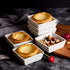 BTaT- Ramekins 4 oz Square, Set of 6 Ramekins for Baking, Creme Brulee Dishes, Souffle Cups, Flan Pan, Sauce Cups, Custard Cups, Pudding Cups, Desert Bowls, Dipping Bowls, Baking Bowls, Small Ramekins