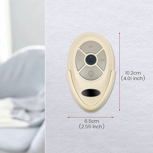 Eogifee 35T Ceiling Fan Remote Control Adjustable 3 Speed,Light Dimmer Control Replacement of Harbor Breeze Compatible with KUJCE9603 FAN35T L3HFAN35T FAN-53T FAN-11T L3HFAN35T1 FAN-35T1