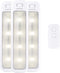 GE Wireless Under Cabinet Light, 3 Pack, White, Remote Controlled, Battery Operated, 10 Inch, 70 Lumens, Manual, ON/OFF, Perfect for Under Cabinets, Pantry, Closet and More, 38558