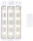 GE Wireless Under Cabinet Light, 3 Pack, White, Remote Controlled, Battery Operated, 10 Inch, 70 Lumens, Manual, ON/OFF, Perfect for Under Cabinets, Pantry, Closet and More, 38558