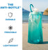 Vapur Solid Flexible Water Bottle - with Carabiner