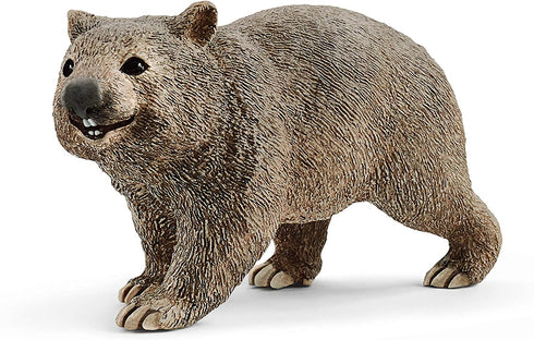 Schleich Wild Life, Realistic Australian Animal Toys for Kids Ages 3 and Above, Wombat Toy Figurine