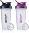 BlenderBottle Classic Shaker Bottle Perfect for Protein Shakes and Pre Workout, 28-Ounce (2 Pack), Colors May Vary