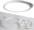 Taloya Flush Mount LED Ceiling Light for Porch,18W 1800LM 8.9 Inch, Round Light Fixture Surface Mount for Closet Stairway Balcony Foyer Basement Utility Room (Daylight White 6500K)