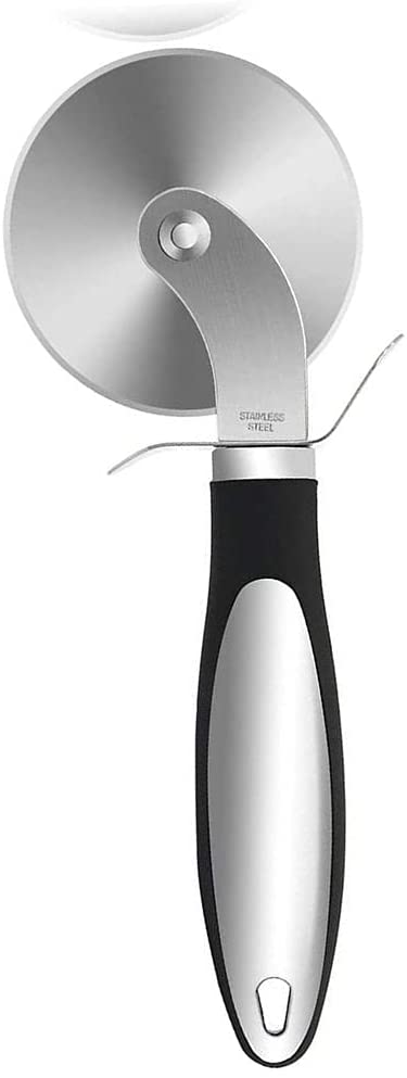 Pizza Cutter Quality Stainless Steel Pizza Cutter Wheel, Pizza Wheel, Super Sharp Pizza Slicer with Non Slip Handle, Easy to Clean Dishwasher Safe Heavy Duty Smooth Rotating - Top Rated
