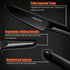 Chef Knife, 8 Inch Pro Kitchen Knife Dishwasher Safe, High Carbon German Stainless Steel Chef's Knives with Ergonomic Handle, Elegant Black, Best Gifts
