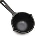 Lthech Cast Iron Basting Pot - Sauce Pot - Grilling Gifts - Superior Heat Dispersion and Heat Retention - Perfect Melting Pot - Any Grill - Complete with Heat Proof Silicone Brush - 13.5 Fluid Ounces