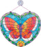 Melissa & Doug Stained Glass Made Easy Activity Kit: Butterfly - 140+ Stickers - Kids Sticker Stained Glass Craft Kit; Sun Catchers For Kids Ages 5+