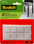 Scotch SP844 SP844-NA Felt Furniture Pads, 16 Count (Pack of 1), Beige