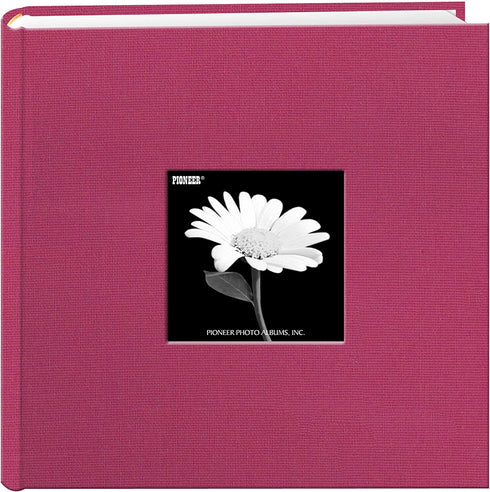 Pioneer Photo Albums Holds 200 Photos, Bright Pink, 4" x 6"
