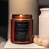 Leather Candle | Premium Scented Candles for Men & Women | All-Natural Soy Candles, Rustic Home Decor Scented Candles | Ultra Clean Burn Amber Jar Candles, Non-Toxic Aromatherapy Candles