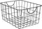 Spectrum Diversified 08410 Wire Pet, Toy, Office, Dorm Storage Bin Organizer, Utility Basket, One Size, Black