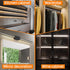 Under Cabinet Lights, 10 PCS LED Strip Lighting for Kitchen 16.4ft Dimmable with Remote Control and Adapter, Timing Warm White Under Counter Lights for Kitchen Closet Bookshelf Bedroom - 3000K
