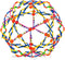 4E's Novelty Expandable Breathing Ball Toy Sphere for Kids & Adults, Expands from 5.6" to 12" - Kids Calming Fidget Toys, Yoga Relaxation Accessories