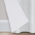ECLIPSE Kendall Modern Blackout Thermal Rod Pocket Window Curtain for Bedroom or Living Room (1 Panel), 42" x 95", White