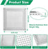 Aluvor Square Shower Drain Hair Catcher/Shower Drain Strainer/Flat Drain Cover for Bathroom Floor Drain/No Rust