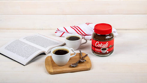 Colcaf© Classic Instant Coffee Jar | Unique Taste & Aroma | Ready in Seconds | 100% Colombian Coffee | 6 Ounce (Pack of 1)