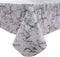 YADA Vinyl Flannel Backed Tablecloth Waterproof Oil-Proof Wipeable PVC Table Cloth for Restaurants Picnic Dining Durable Table Cover Used Indoor/Outdoor(White Marble 60 Inch Square)