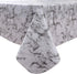 YADA Vinyl Flannel Backed Tablecloth Waterproof Oil-Proof Wipeable PVC Table Cloth for Restaurants Picnic Dining Durable Table Cover Used Indoor/Outdoor(White Marble 60 Inch Square)