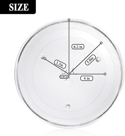 12.5" DE74-20015G Microwave Glass Plate Replacement by AMI PARTS for Sam-sung Microwave Glass Turntable Plate Replaces DE74-20015F