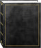 Magnetic Self-Stick 3-Ring Photo Album 100 Pages (50 Sheets), Black