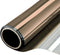 Reflective Window Film Mirror One Way Daytime Privacy Anti UV Static Cling Window Film Removable Decorative Screen Stickers Brown & Silver 6 Mil 17.7 Inch x 16.4 Feet