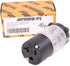Journeyman-Pro 520CV-LIT Lighted 20 Amp 120-125 Volt, NEMA 5-20R, 2Pole 3Wire, Straight Blade, Female Plug Replacement Cord Connector Outlet, Commercial Grade PVC Power Indicating (BLACK LIT 1-PACK)