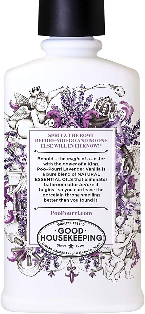 Poo-Pourri Before-You-go Toilet Spray, Lavender Vanilla Scent, 8 Fl Oz