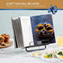Regal Trunk Metal Cookbook Holder Stand - Recipe Book Holder - Adjustable And Foldable Cookbook Stand For Kitchen Counter - Book Holders For Reading Hands Free - Ipad Stand Or Mini Easel Stand