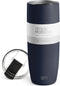 Simple Modern Travel Coffee Mug Insulated Stainless Steel Thermos Cup Voyager with Straw and Clear Flip Lid 24oz (710ml) Tumbler, -Deep Ocean