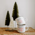 Sweet Water Decor Christmas Coffee Mug | Rustic 16oz Ceramic Campfire Style Coffee Cup Microwave & Dishwasher Safe | Festive Seasonal Holiday Mug for Women (It's the Most Wonderful Time of the Year)