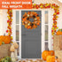 Rocinha Fall Wreath for Front Door Decor, 20 inch Autumn Wreath with Pine Cones Pumpkin Maple Leaf, Harvest Thanksgiving Decorations Fall Decorations for Home