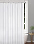 Lampling Waffle Shower Curtain White Fabric Hotel Luxury Textured Modern Farmhouse Waterproof Bathroom Curtain Cloth Pretty Elegant Spring Shower Curtains Sets 72" x 72"