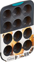 Trudeau 12 Structured Silicone Muffin pan, Cup, Tropical (05115197TG)