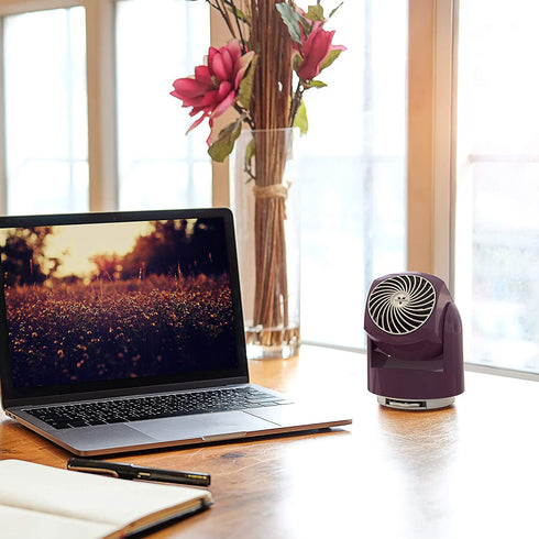 Vornado Flippi V6 Personal Air Circulator Fan, Plum